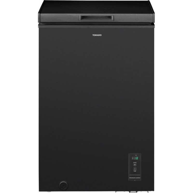 Tomado TCF0991B - Vrieskist - 99 liter - Supervriezen - Digitaal thermostaat - Low Frost - Energielabel E - Zwart