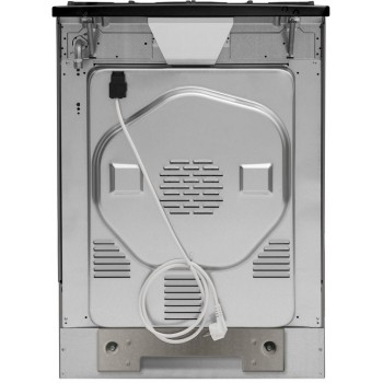 Inventum VFG6034WGZWA - Vrijstaand gasfornuis - Elektrische oven - 4 kookzones - 60 cm - 65 liter - Zwart