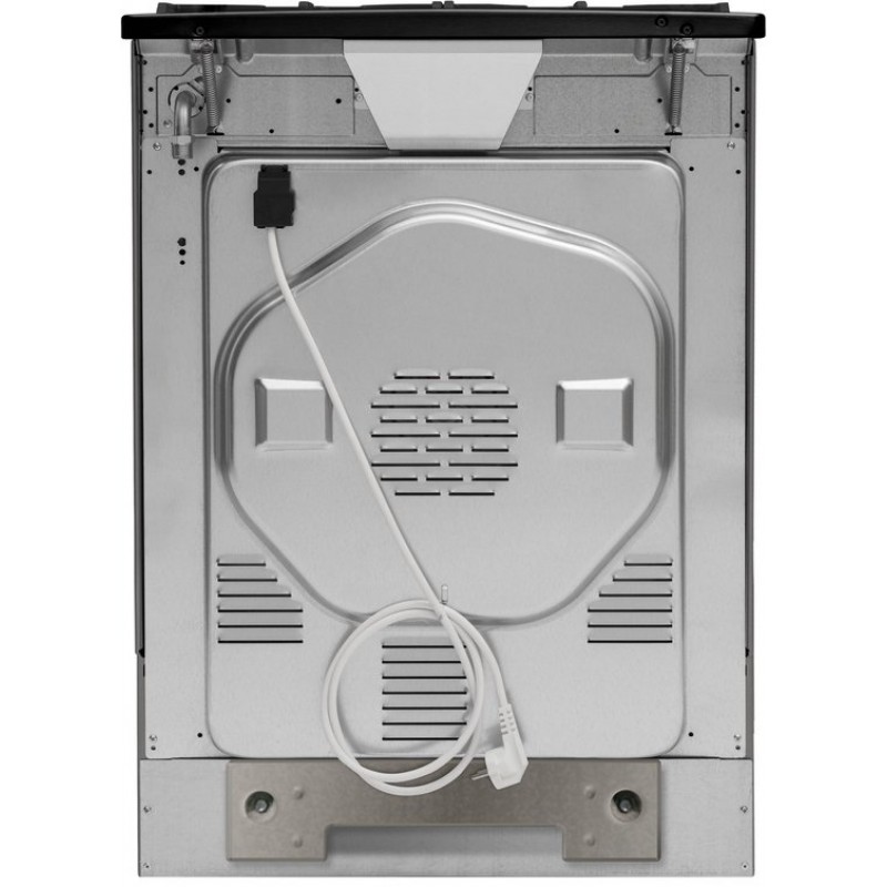 Inventum VFG6034WGZWA - Vrijstaand gasfornuis - Elektrische oven - 4 kookzones - 60 cm - 65 liter - Zwart