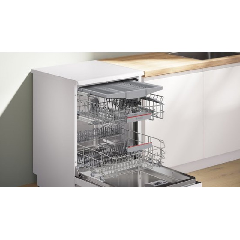 Bosch SMS4ECW28E - Serie 4 - Vrijstaande vaatwasser - 60 cm - Wit - Energielabel A - Home Connect