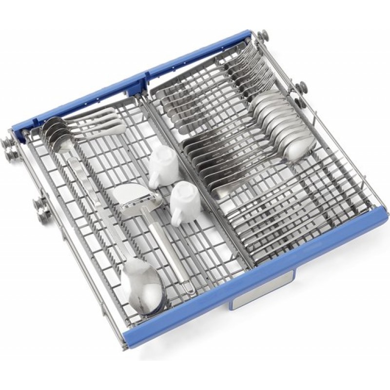 ETNA VW942HN - Inbouw vaatwasser XXL - 60 cm - Flexibele besteklade - Sleepscharnier - Koolborstelloze motor