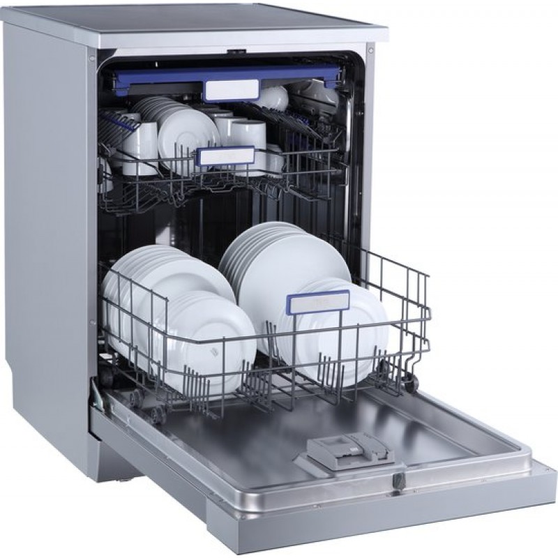 ETNA VW942HN - Inbouw vaatwasser XXL - 60 cm - Flexibele besteklade - Sleepscharnier - Koolborstelloze motor