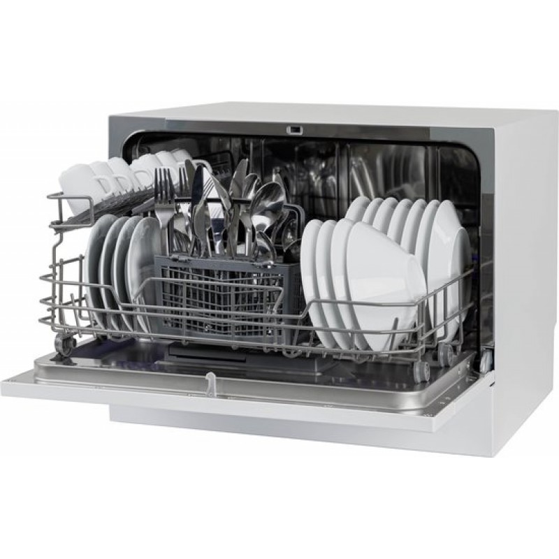 Tomado TDW5501W - Mini vaatwasser - Kleine vaatwasser - Vrijstaand - 6 couverts - 5 programma's - Energieklasse D - Wit