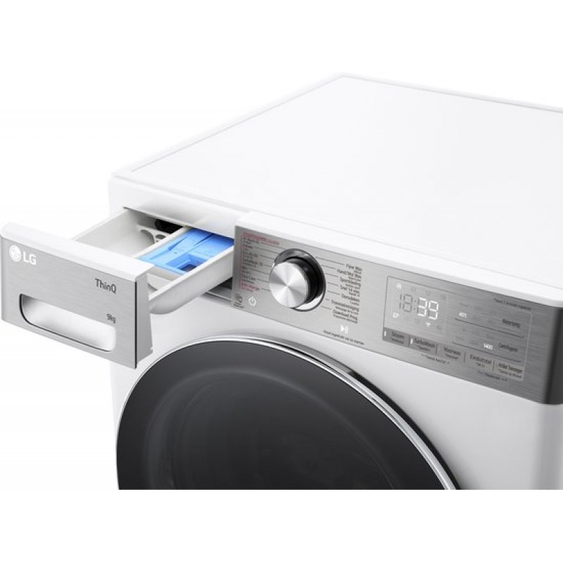 LG F4WR9009S2W - SUPER ZUINIG- 9 kg Wasmachine met TurboWash39 - Slimme AI DD™ motor - Hygiënisch wassen met stoom - ThinQ