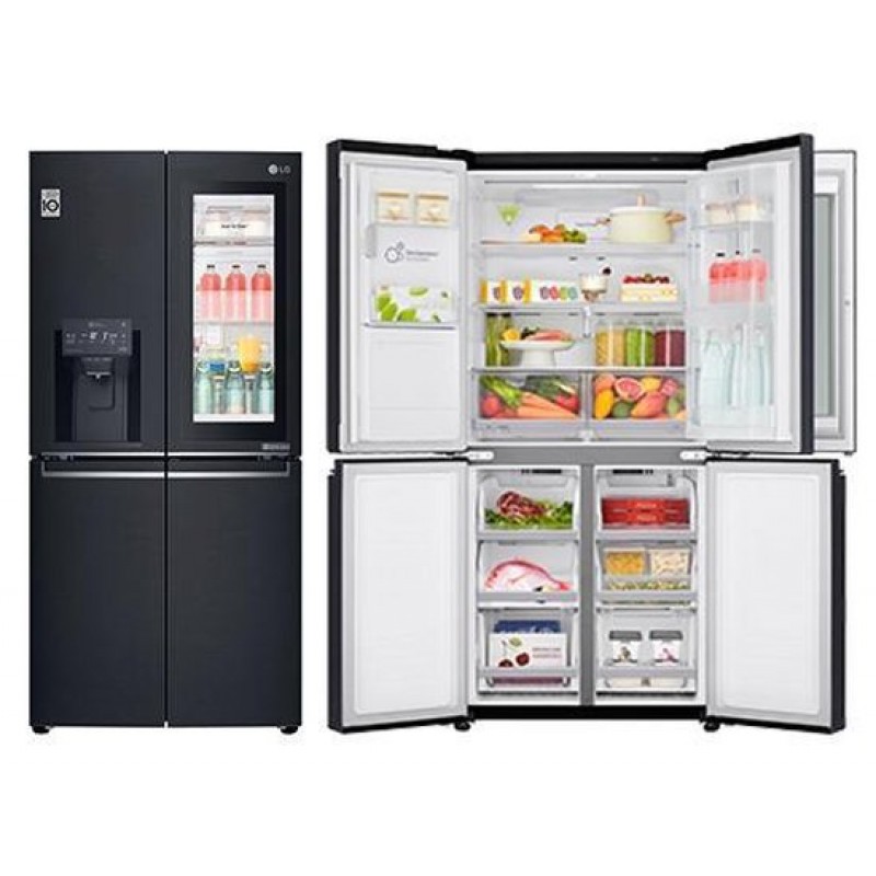 LG GMX844MCKV Amerikaanse Koelkast met InstaViewDoor-in-Door- Smal design - 508L inhoud - DoorCooling - Total No Frost - Inverter Linear Compressor