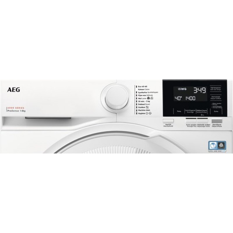 AEG LR63R862 6000 serie ProSense® – Wasmachine - Energielabel A - 1600 toeren - 8 kg 