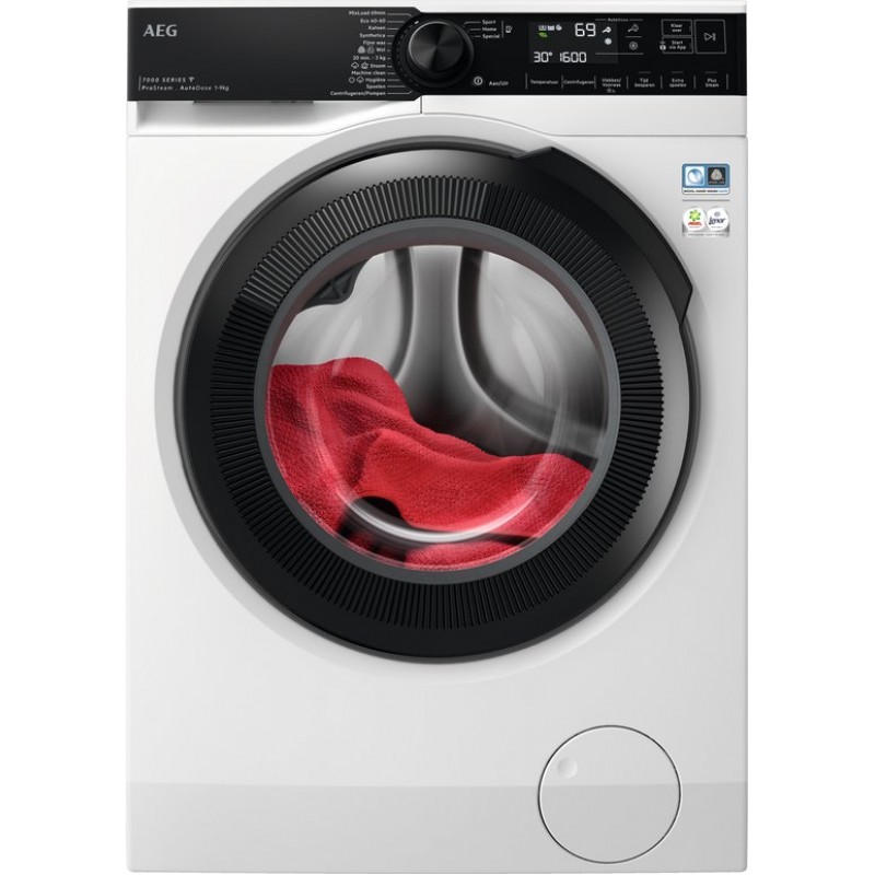 AEG LR7696AAD4 EcoLine 7000 serie ProSteam® - Wasmachine - 10% zuiniger dan energielabel A - 9kg - Autodose
