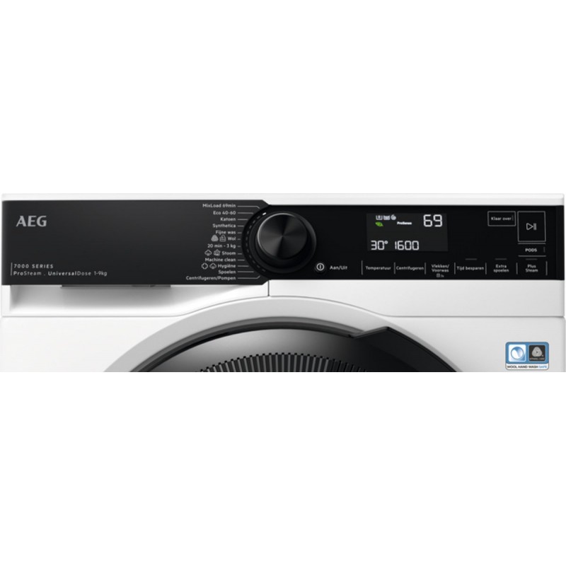 AEG LR7696UD4 7000 Serie ProSteam UniversalDose - Wasmachine - Energielabel A - 9 kg