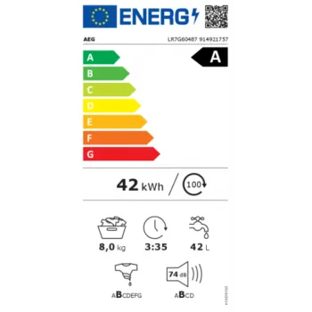 Wasmachine AEG LR7G60487
