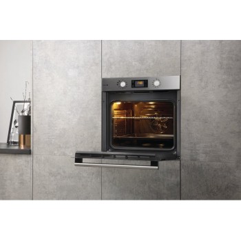 Bauknecht -BAR2S K8 V2 IN -inbouw oven - Hetelucht -RVS - A+ -Pyrolyse