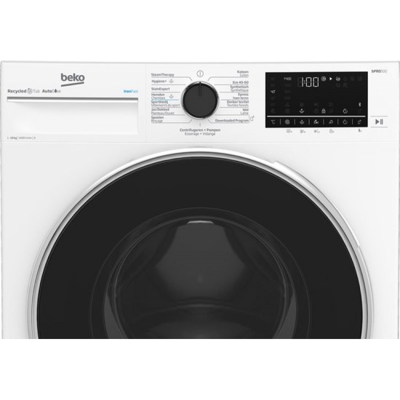 Beko B5WT5104106W - Autodose - Wasmachine