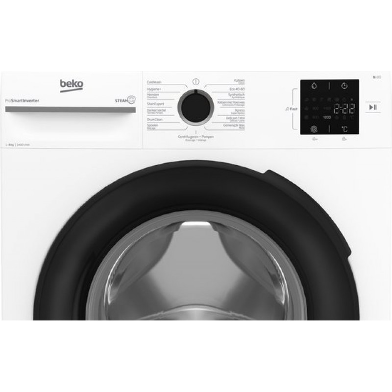 Beko BM1WFU3842W - SteamCure™ - Wasmachine - 8 kg