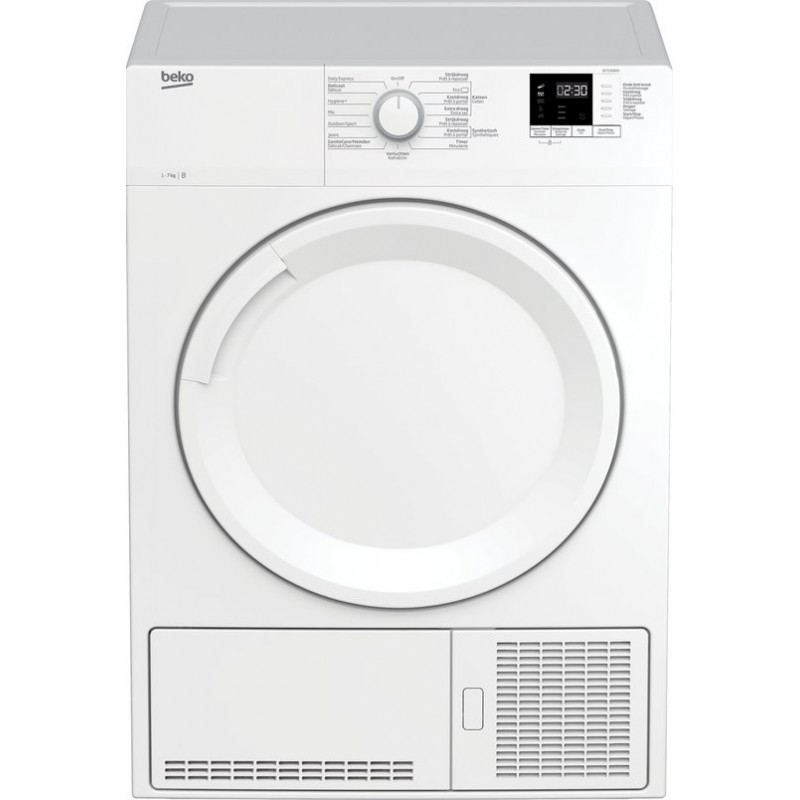 Beko DC7230BX1 - 7 kg condensdroger - NL-FR