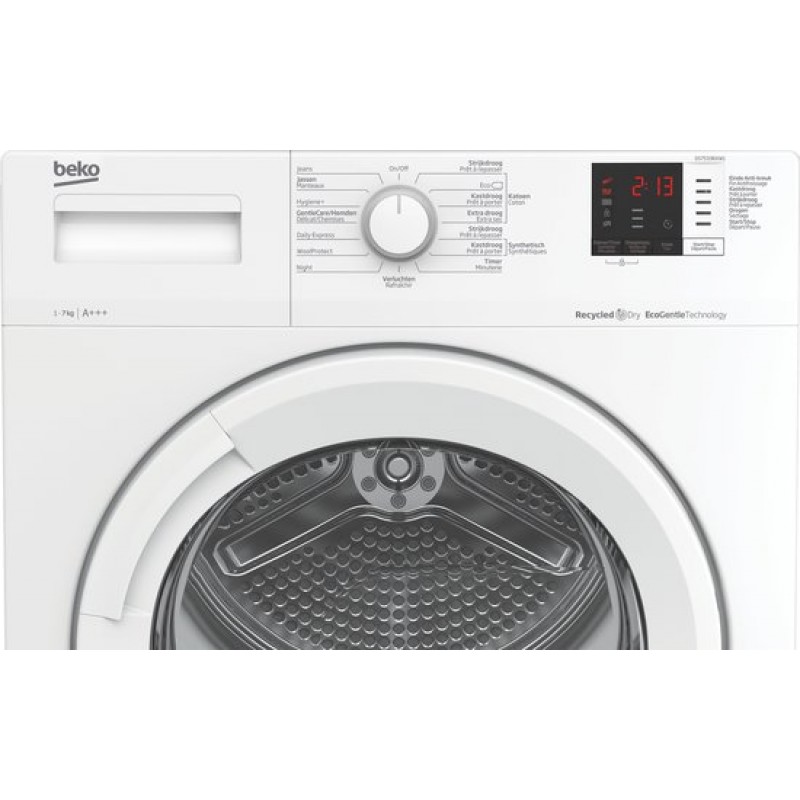 Beko DS7533RXW1 - RecycledDry - Warmtepompdroger