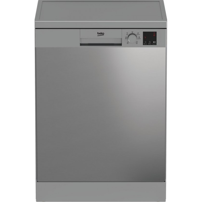 Beko DVN06430X - Vrijstaande Vaatwasser - 14 couverts - SelFit - Schuivende bestekbak