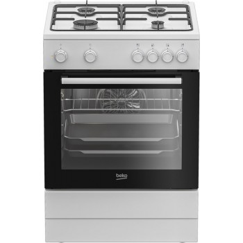 Beko FBM6202WNL - AeroPerfect - Gasfornuis met elektrische oven - 66 liter