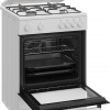 Beko FBM6202WNL - AeroPerfect - Gasfornuis met elektrische oven - 66 liter