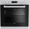 Beko FSE67300GW - Fornuis- VitroKeramisch - TurboHetelucht - StoomReiniging - Timer - Display