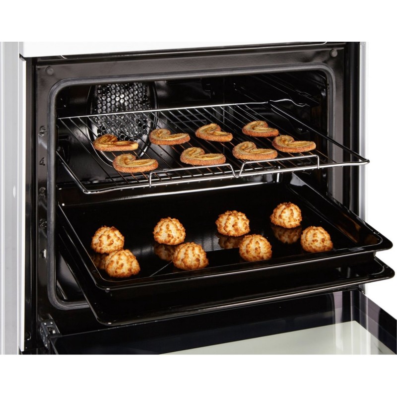 Beko FSE67300GW - Fornuis- VitroKeramisch - TurboHetelucht - StoomReiniging - Timer - Display