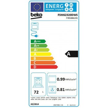 BEKO FORNUIS GEMENGD FSM62320DWS