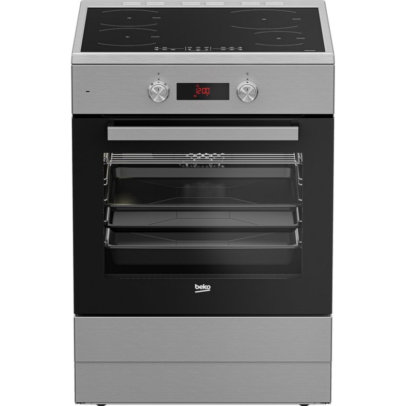 Beko FSM89302GXS - Inductie Fornuis