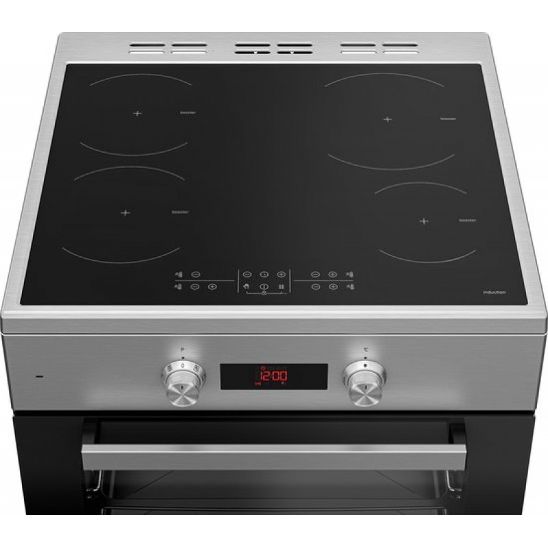 Beko FSM89302GXS - Inductie Fornuis