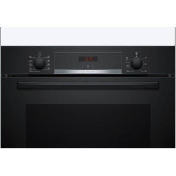 Bosch HBA534BB3 - Serie 4 - Inbouwoven - 71 l - Eenvoudig te reinigen: hydrolyse + Eco Clean Direct - Zwart