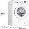 Bosch WGE02402FG - Serie 2 - Wasmachine - 7 kg - 1400 rpm - Energielabel A - NL-FR display