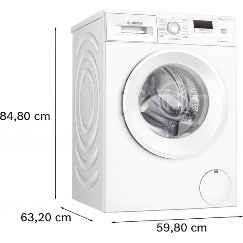 Bosch WGE02402FG - Serie 2 - Wasmachine - 7 kg - 1400 rpm - Energielabel A - NL-FR display