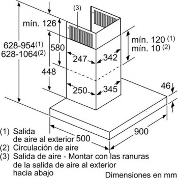 Bosch wandschouwkap DWB97JP50