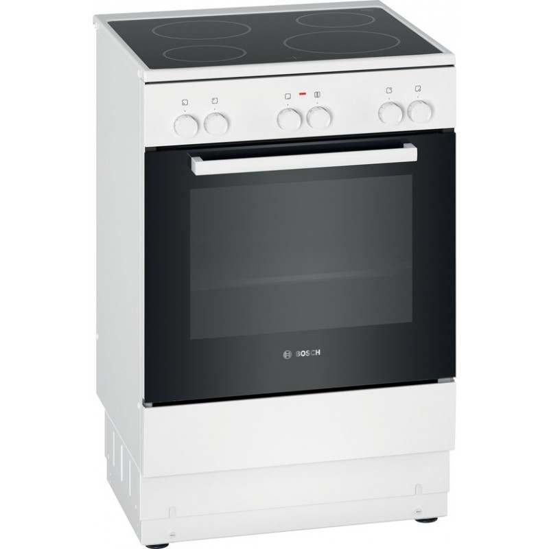 Bosch HKA004020U - Serie 2 - Vrijstaand elektrisch fornuis - Keramisch - Wit - Energielabel A