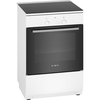 Bosch HLL09A020U - Serie 2 - Vrijstaand inductiefornuis - 3D hetelucht - Wit