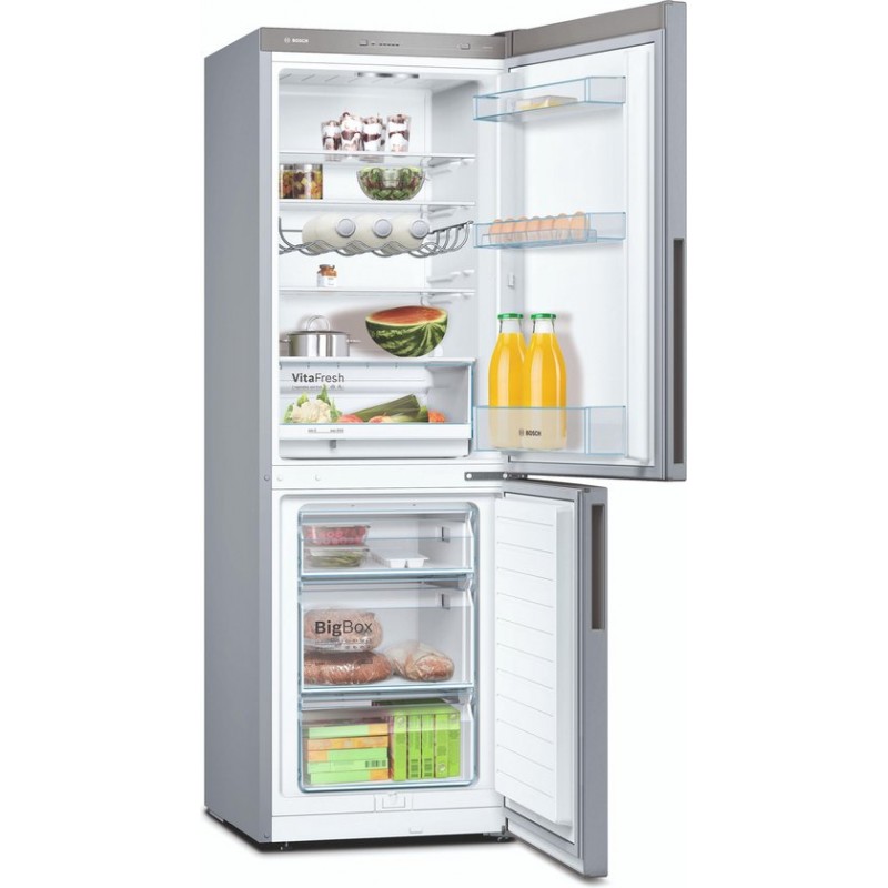 Bosch KGV33VLEA - Serie 4 - Koel-vriescombinatie - RVS