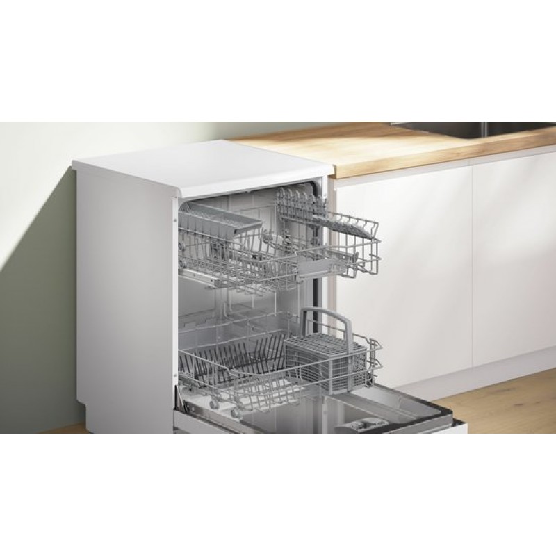 Bosch SMS2HTW02E - Serie 2 Vrijstaande vaatwasser - 60 cm - Wit - Energielabel D - Home Connect