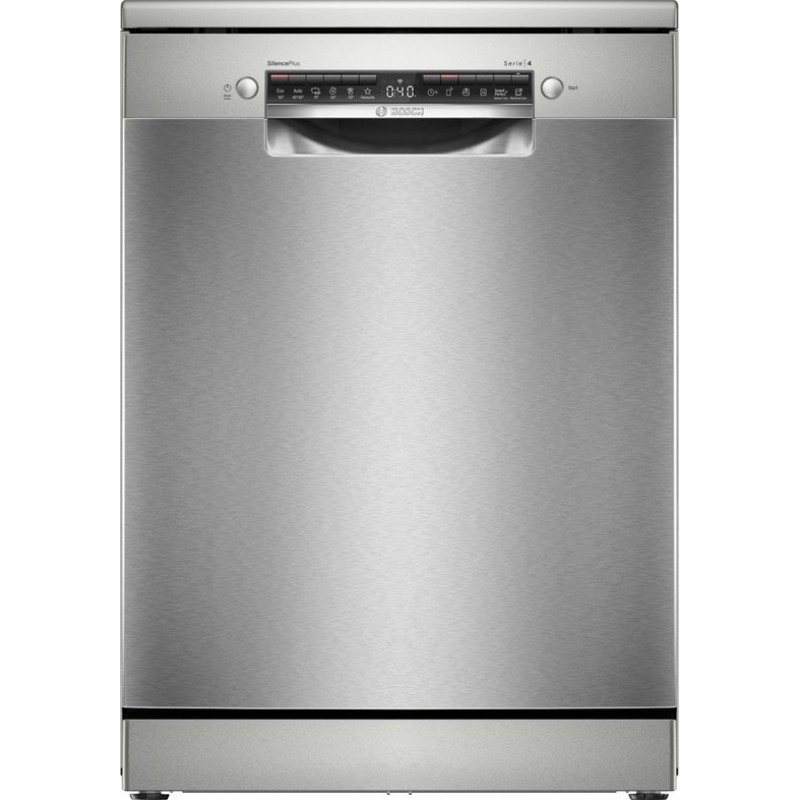 Bosch SMS4EMI06E- Serie 4 - Vrijstaande vaatwasser - 60 cm - RVS - Energielabel B - Home Connect