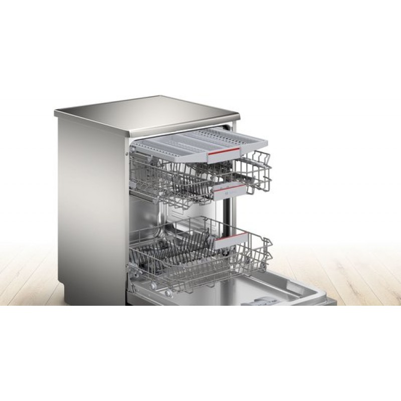 Bosch SMS4EMI06E- Serie 4 - Vrijstaande vaatwasser - 60 cm - RVS - Energielabel B - Home Connect