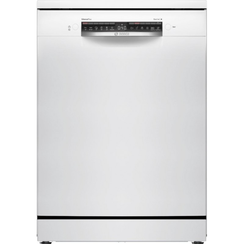 Bosch SMS4EVW00E - Serie 4 - Vrijstaande vaatwasser - 60 cm - Wit - Energielabel C - Home Connect