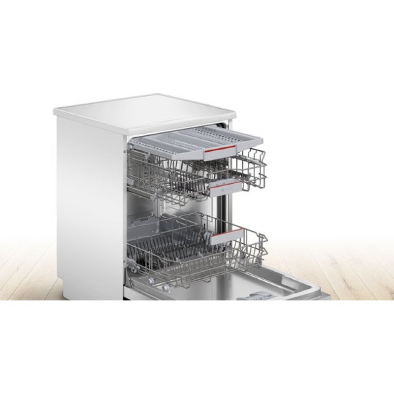 Bosch SMS4EVW00E - Serie 4 - Vrijstaande vaatwasser - 60 cm - Wit - Energielabel C - Home Connect
