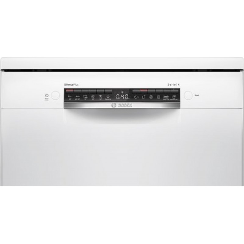 Bosch SMS4EVW00E - Serie 4 - Vrijstaande vaatwasser - 60 cm - Wit - Energielabel C - Home Connect