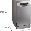 Bosch SPS6YMI14E - Serie 6 - Smalle vrijstaande vaatwasser - 45cm - Energielabel B - Home Connect