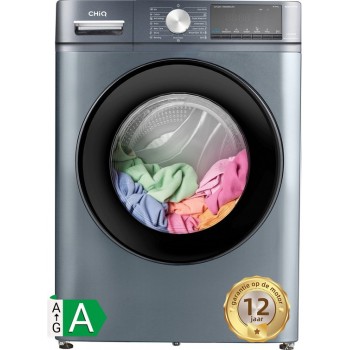 CHiQ CFL80-14586IM3XA - Wasmachine - 8 KG - Space Pro - 16 programma's - AI Smart - Stoomwassen & Quick Wash Energieklasse A