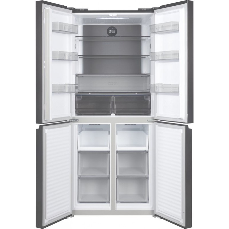 CHiQ CCD415NEI4E - Amerikaanse koelkast - 415 Liter - No Frost - 4 Deuren - Inverter Compressor - LED Display - Metal Cooling