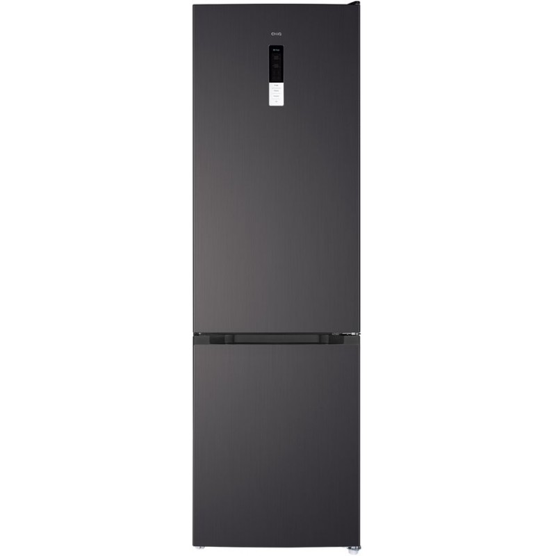 CHiQ FBM317NEI4D - Koel-vriescombinatie - 322 Liter - No Frost - Stil 35dB - Inverter Compressor - Digitaal LED Display -  D Energielabel - RVS