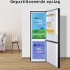 CHiQ FBM317NEI4D - Koel-vriescombinatie - 322 Liter - No Frost - Stil 35dB - Inverter Compressor - Digitaal LED Display -  D Energielabel - RVS