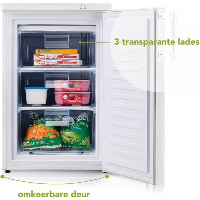 DOMO DO91135F Vriezer / Diepvriezer Tafelmodel - B - 80 L - wit