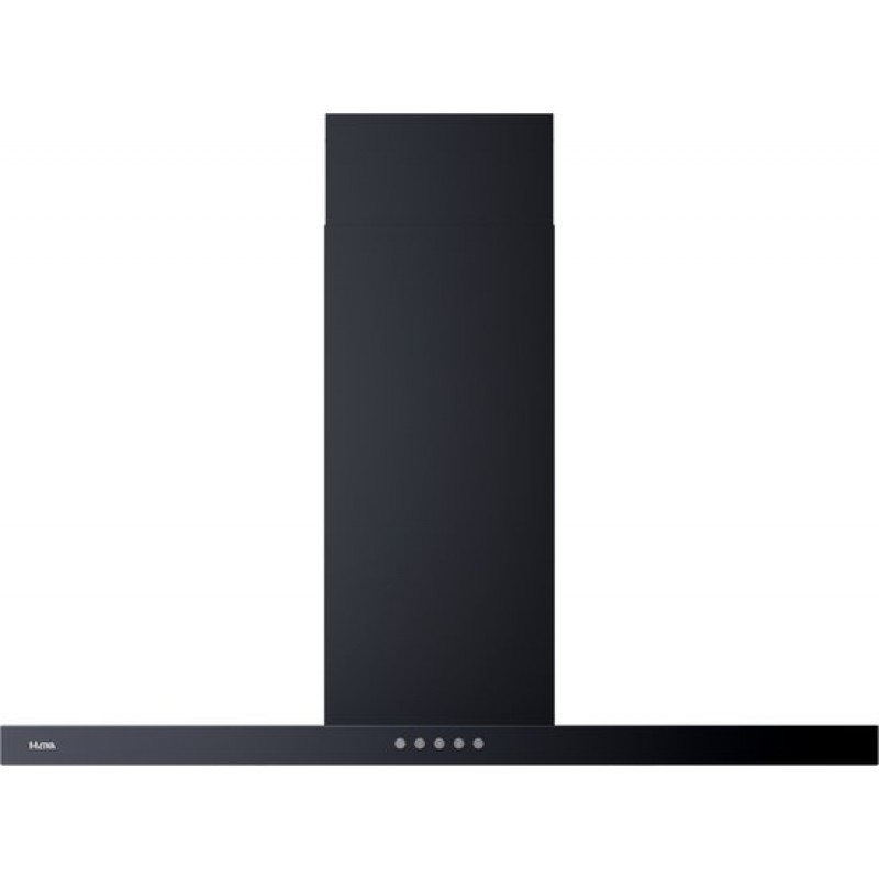 ETNA AB691ZT - Slimline schouwkap - 90 cm - Matzwart
