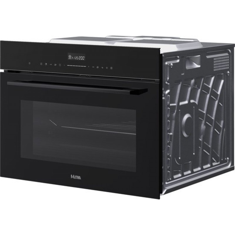 ETNA CM250ZT - Oven met magnetronfunctie - Nis 45 cm - Zwart glas - Combi Magnetron