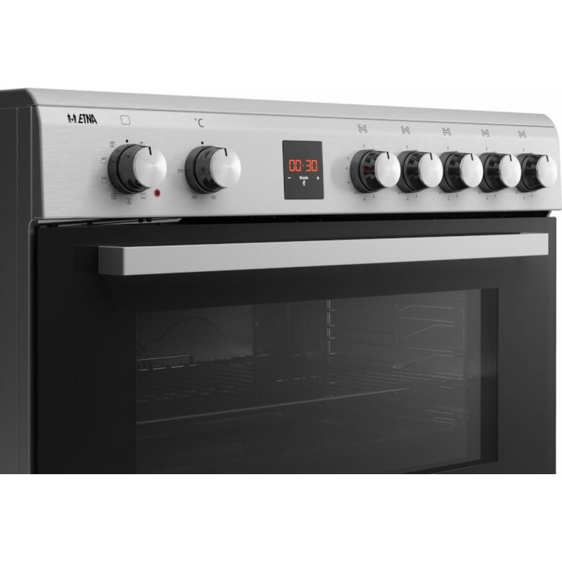 ETNA FI590RVS - Inductiefornuis (90 cm) - RVS - 3-fase