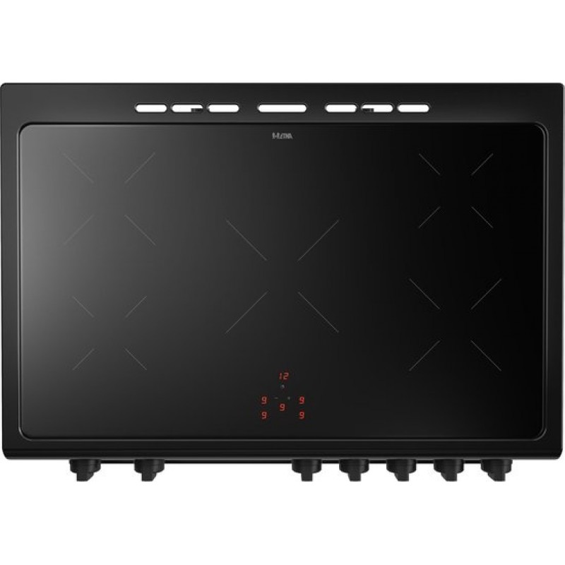 ETNA FI590ZWA - Inductiefornuis 90 cm - Zwart glas - 3-fase
