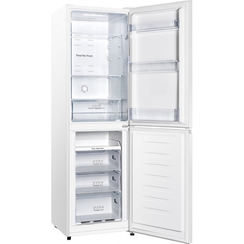 ETNA KCV282NWIT - Vrijstaande Koel vriescombinatie - 182 cm - RVS - No Frost - Extra groot Vriesvak - 50/50